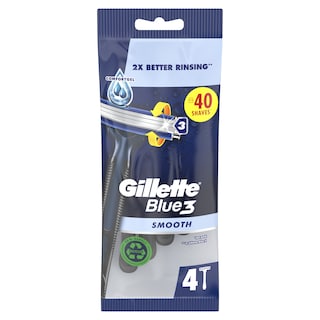 Ξυραφάκια Blue 3 Smooth 4 Τεμάχια