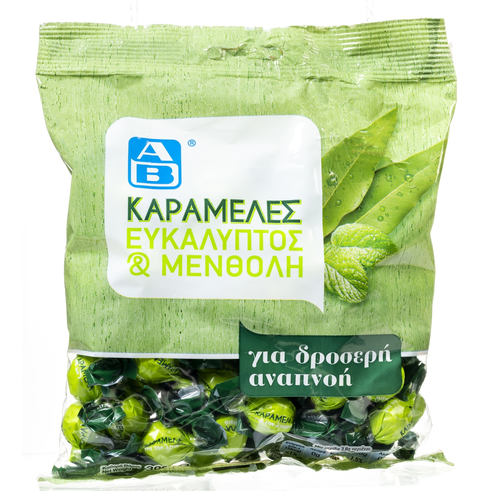 Καραμέλες Ευκάλυπτος και Μενθόλη 300g