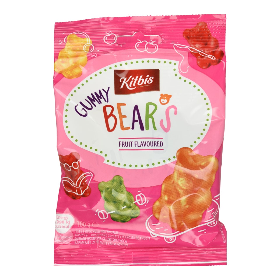 KITBIS Ζελεδάκια Gummy Bears Γεύση Φρούτων 100g