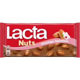 LACTA | Σοκολάτα Ολόκληρο Αμύγδαλο 100g