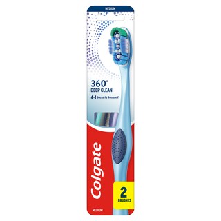 COLGATE | Οδοντόβουρτσα 360 Medium 2 Τεμάχια