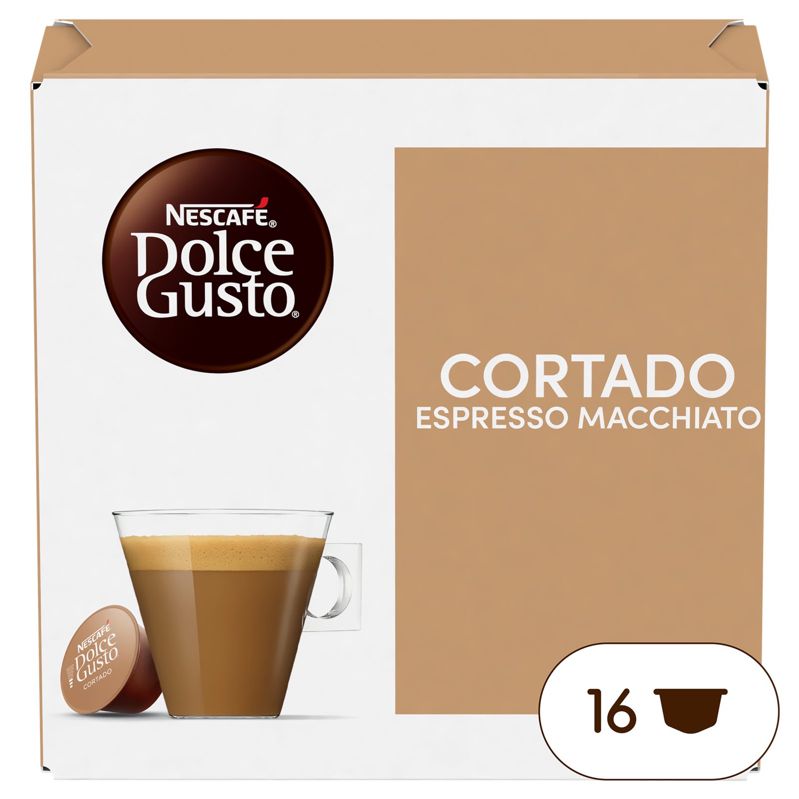 NESCAFE Κάψουλες Dolce Gusto Cortado Espresso Macchiato 100.8g