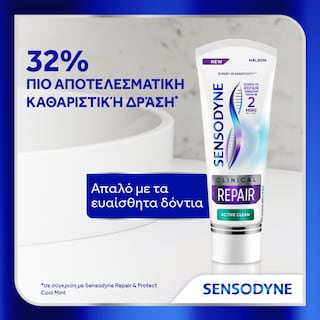 SENSODYNE | Οδοντόκρεμα Active Clean Clinical Repair 75ml