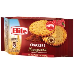 ELITE | Κράκερς Μεσογειακά Γλυκιά Πάπρικα 105g