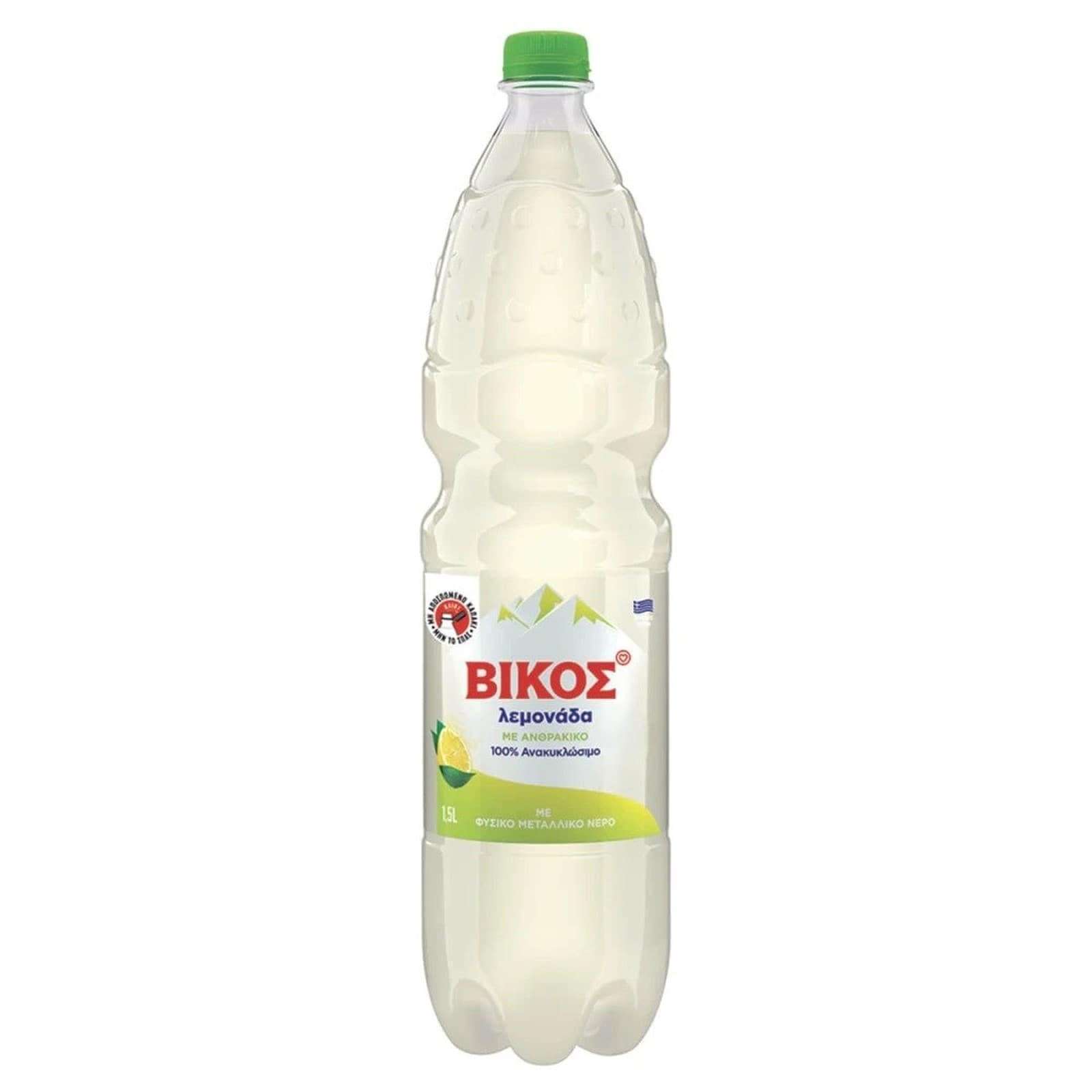 ΒΙΚΟΣ Λεμονάδα με Ανθρακικό Φιάλη 1.5lt