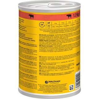 PEDIGREE | Wet Food Dogs Jelly Can Beef 1.2kg