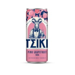 TSIKI | Pink Grapefruit Soda Κουτί 330ml
