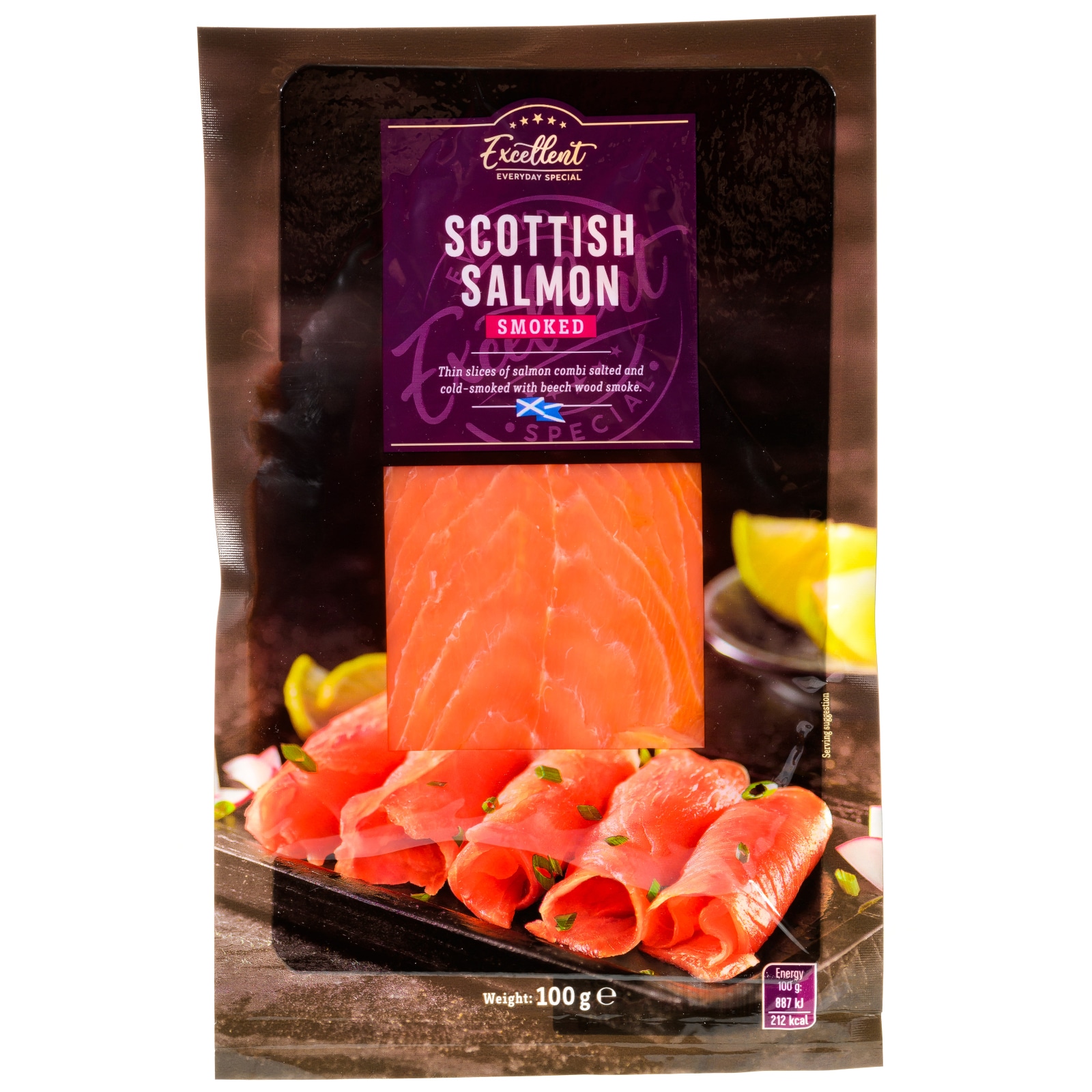 Καπνιστός Σολομός Σκωτίας 100g