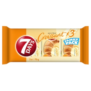 7DAYS | Κρουασάν Βερίκοκο 3x70g