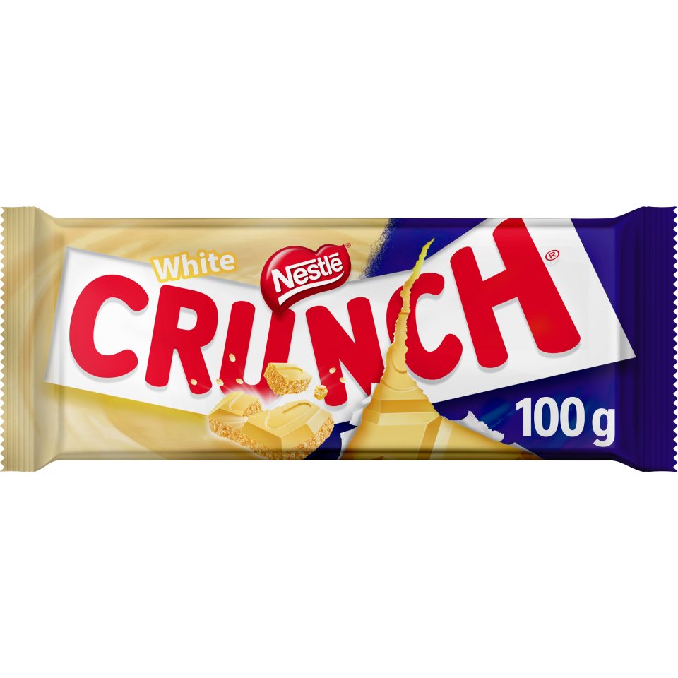 CRUNCH Λευκή Σοκολάτα Χωρίς Γλουτένη 100g