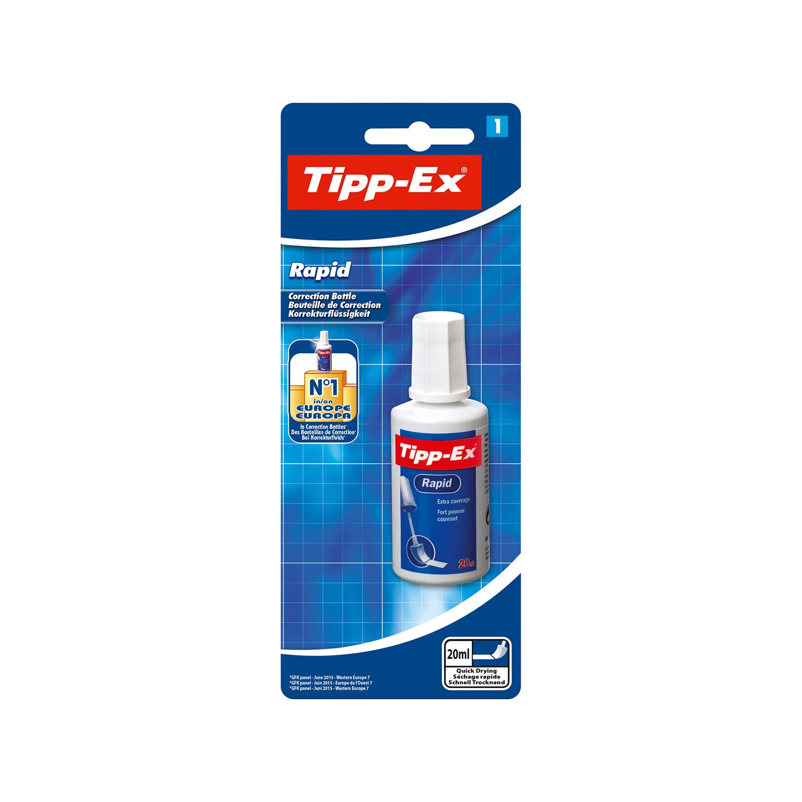 Διορθωτικό Υγρό Rapid Λευκό 1 Τεμάχιο