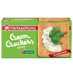 ΠΑΠΑΔΟΠΟΥΛΟΥ | Κράκερς Σίτου Χωρίς Ζάχαρη 165g