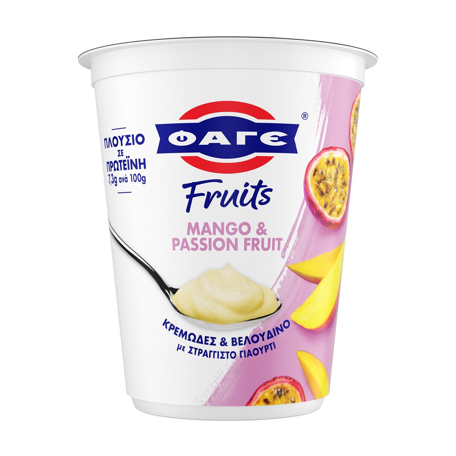 ΦΑΓΕ Επιδόρπιο Στραγγιστού Γιαουρτιού Fruits Mango Passion Fruit 380g