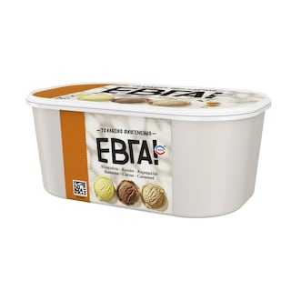 ΕΒΓΑ | Παγωτό Μπανάνα Κακάο Καραμέλα 1.35kg