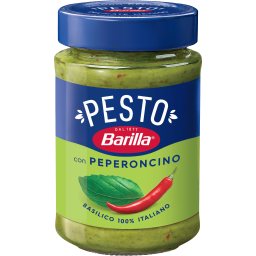 BARILLA | Σάλτσα Pesto Basilico Peperoncino 195gr