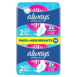 ALWAYS | Σερβιέτες Ultra Day Long Plus 18 Τεμάχια