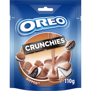 OREO | Μπισκότα Γεμιστά Crunchy Bites Dipped Βανίλια 110g