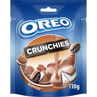 OREO | Μπισκότα Γεμιστά Crunchy Bites Dipped Βανίλια 110g