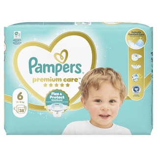 PAMPERS | Πάνες Μωρού Premium Care Νο6 38 Τεμάχια