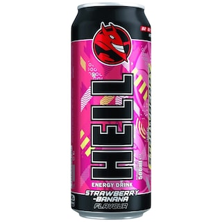 HELL | Ενεργειακό Ποτό Strawberry Banana 500ml