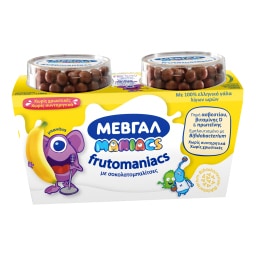 FRUTOMANIACS | Επιδόρπιο Γιαουρτιού Μπανάνα Σοκολατομπαλίτσες 2x140g
