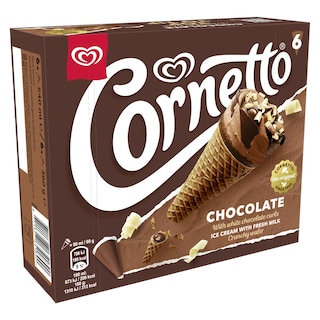 CORNETTO | Παγωτό Πύραυλος Σοκολάτα 6x60g