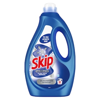 SKIP | Yγρό Πλυντηρίου Ρούχων Ultimate Extra Stain Removal 32 Μεζούρες