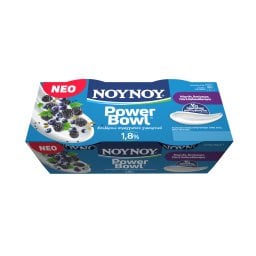 ΝΟΥΝΟΥ | Επιδόρπιο Γιαουρτιού PowerΒowl Μύρτιλο Βατόμουρο Chia 2x175g
