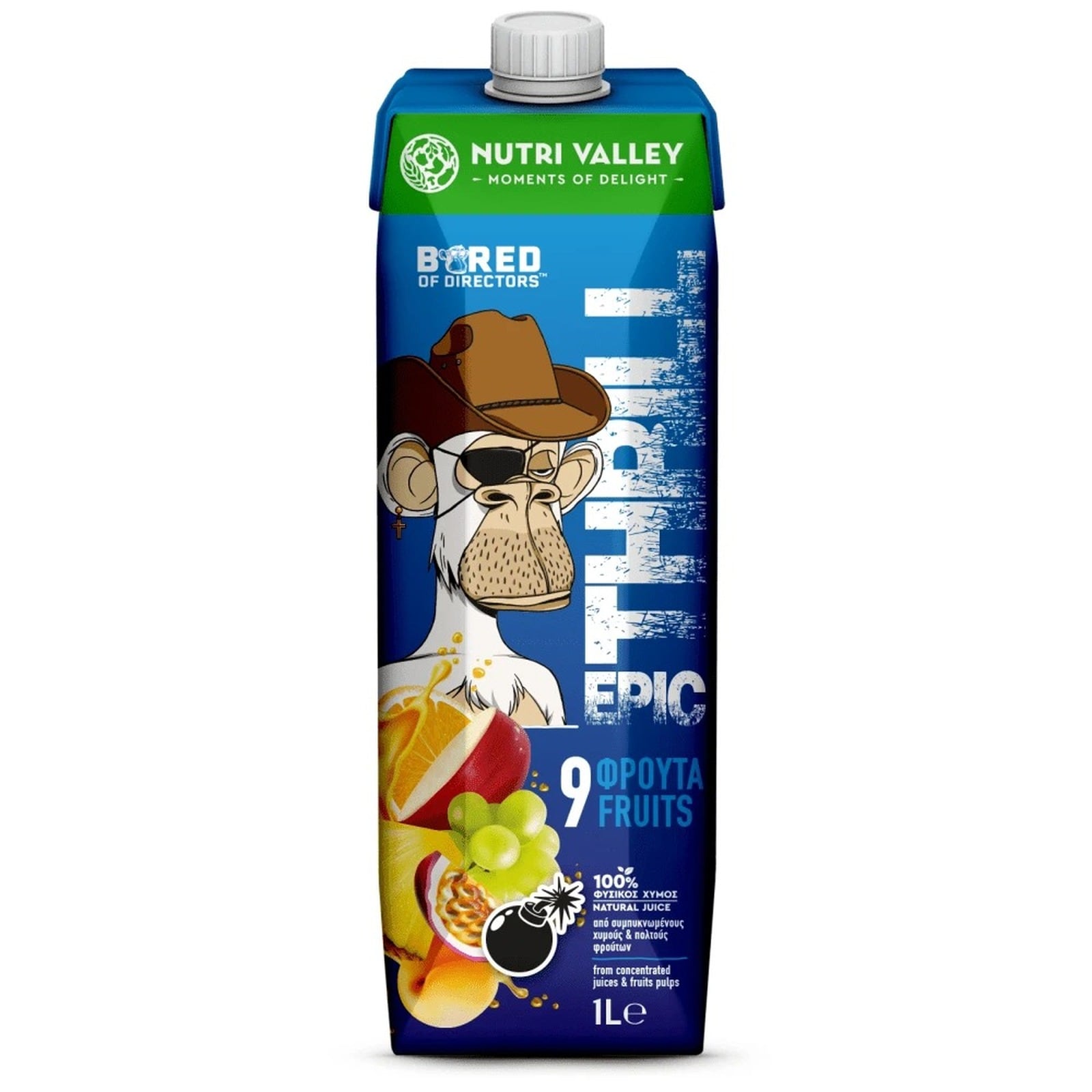 NUTRI VALLEY Χυμός 9 Φρούτα 1lt
