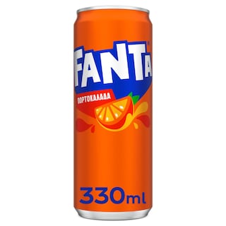 FANTA | ΑΝΑΨΥΚΤΙΚΟ ΠΟΡΤΟΚΑΛΙ ΚΟΚΚΙΝΟ ΜΕ ΑΝΘΡΑΚΙΚΟ ΚΟΥΤΙ 330 ML