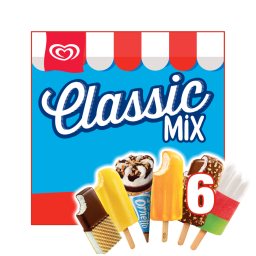 ALGIDA | Παγωτό Classic Mix 6x62g