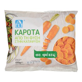 ΑΒ | Καρότα Φέτες Κατεψυγμένα 450gr
