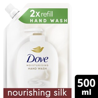 DOVE | Υγρό Κρεμοσάπουνο Fine Silk Ανταλλακτικό 500ml
