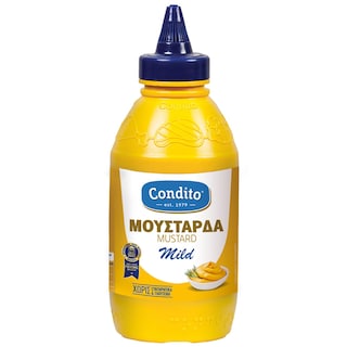 CONDITO | Μουστάρδα Απαλή Χωρίς Γλουτένη 500g