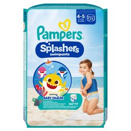 PAMPERS | Πάνες βρακάκι Μαγιό Μωρού Splashers Νο4-5 9-15kg 11 Τεμάχια