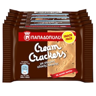 CREAM CRACKERS | Crackers Rye 5x43g