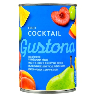 GUSTONA | Κομπόστα Κοκτέιλ Φρούτων 410g