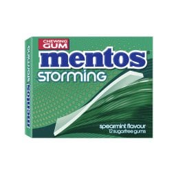 MENTOS | STORMING | Chewing Gum Spearmint 33g