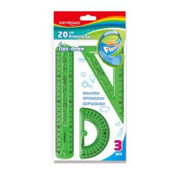 KEYROAD | Σετ Γεωμετρίας Flexible Tattoo Διάφορα Χρώματα 3 Τεμάχια