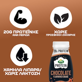 ARLA | Ρόφημα Γάλακτος Protein Chocolate Shake 250ml