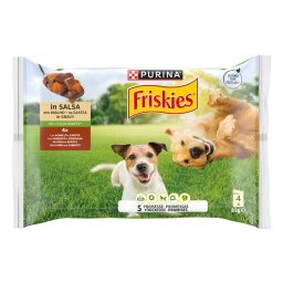 FRISKIES | Σκυλοτροφή Αρνί και Καρότα σε Σάλτσα 4x85g