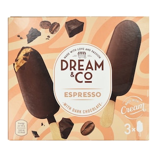 DREAM & CO | Παγωτό Ξυλάκι Espresso 3x80g