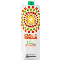ΑΒ THINK NUTRI | Χυμός Φυσικός 8 Φρούτων 1lt