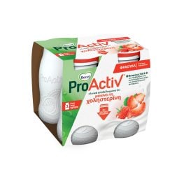 BECEL PRO ACTIV | Ρόφημα Γιαουρτιού Φράουλα 4x75g