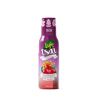 LIFE | Ice Tea Ιβίσκος Cranberry 0% Ζάχαρη 500ml