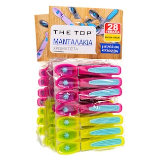 - | Μανταλάκια Χρωματιστά 28 Τεμάχια