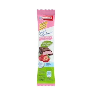 SWEET & BALANCE | Milk Chocolate Strawberry Stevia 40g