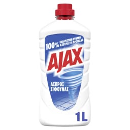 AJAX | ΑΣΠΡΟΣ ΣΙΦΟΥΝΑΣ | Floor Cleaner Tornado Classic 1lt