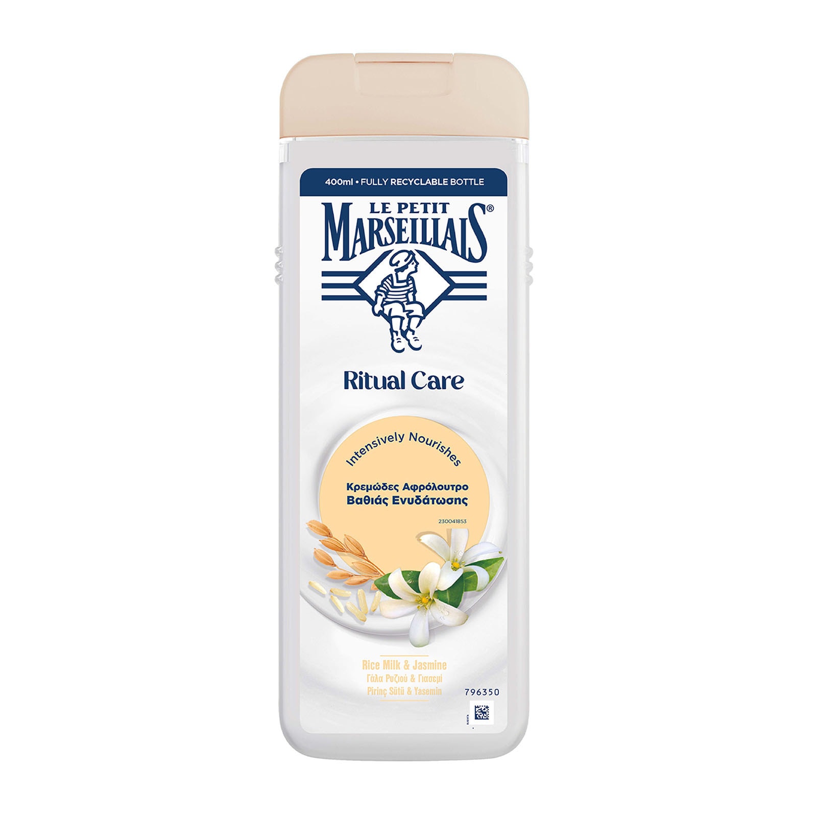 LE PETIT MARSEILLAIS Αφρόλουτρο Rice Milk Jasmine 400ml