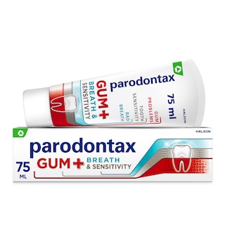 PARODONTAX | Οδοντόκρεμα Gum +Breath & Sensitivity 75ml